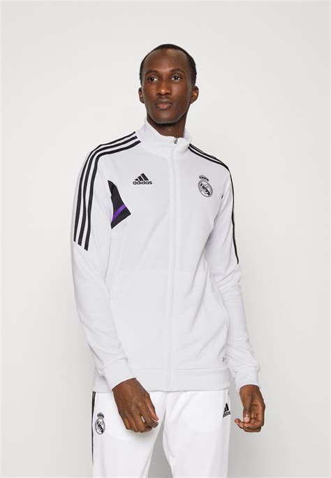 adidas real madrid trainingsanzug weiß